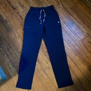 Navy figs scrub pants xs